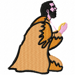 Characters Embroidery Design 7